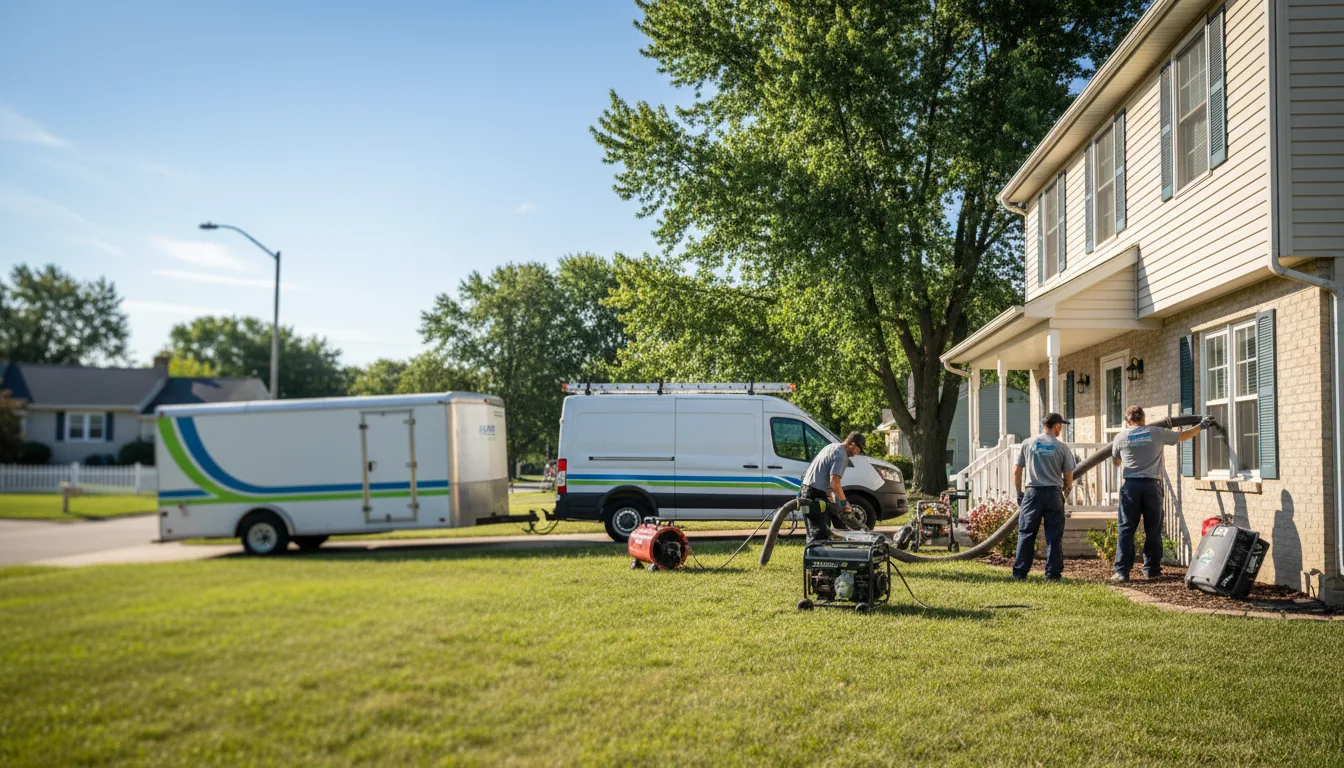 Flooded Basement Restoration And Cleanup With Repair in Cedar, MI near me
